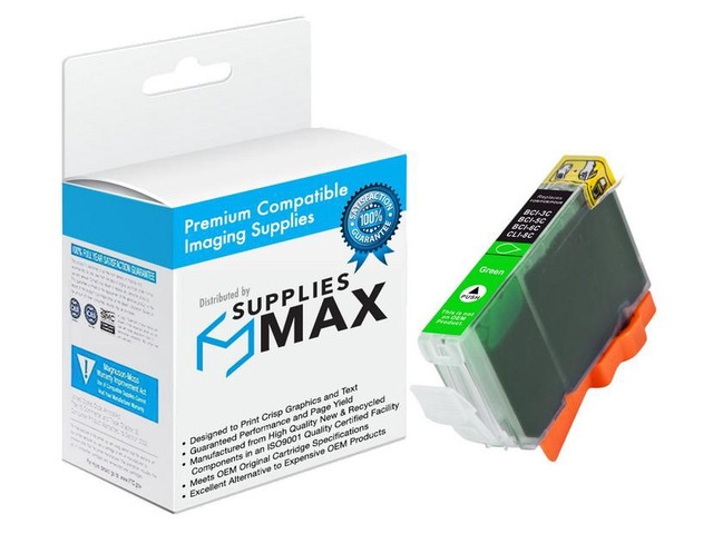 SuppliesMAX Compatible Replacement for Canon PIXMA IP-8500/PIXMA i9900 Green Ink