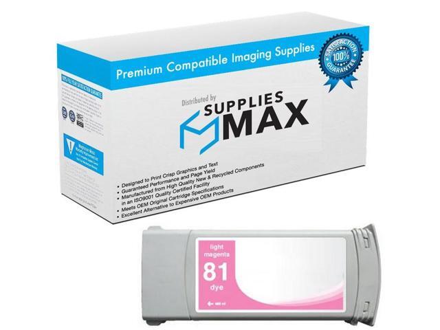 SuppliesMAX Remanufactured Replacement for HP DesignJet 5000/DesignJet 5500/DesignJet 5500PS Light Magenta Dye High Yield Wide Fomat Inkjet (680...