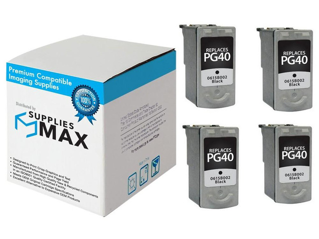 SuppliesMAX Remanufactured Replacement for Canon PIXMA iP-1600/iP-1700/iP-1800/iP-1900/iP-2600/MP-140/MP-190/MP-210/MP-460/MP-470 Black Inkjet...
