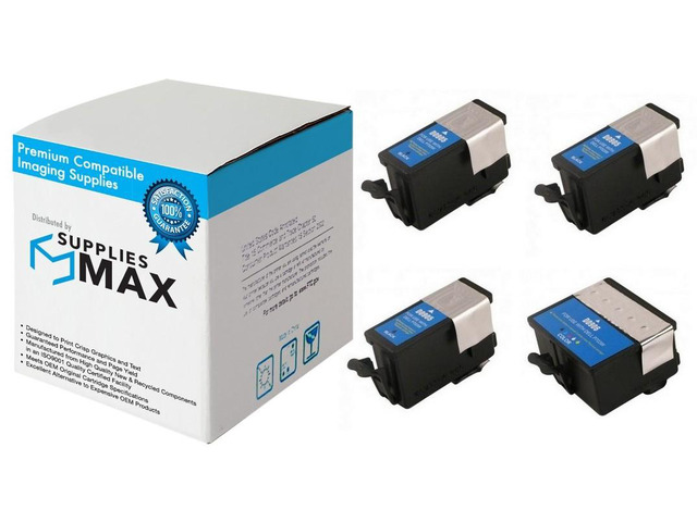 SuppliesMAX Compatible Replacement for Dell P703W Inkjet Combo Pack (3-Black/1-Color) (Series 20) (3B1C703)