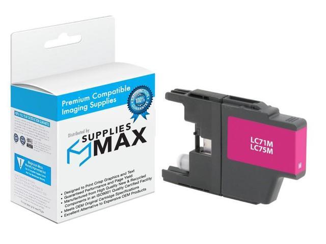 SuppliesMAX Compatible Replacement for Brother DCP-J525/DCP-J725/DCP-J925/MFC-J280/MFC-J435/MFC-J625/MFC-J825/MFC-J835DW Magenta Inkjet (300 Page...