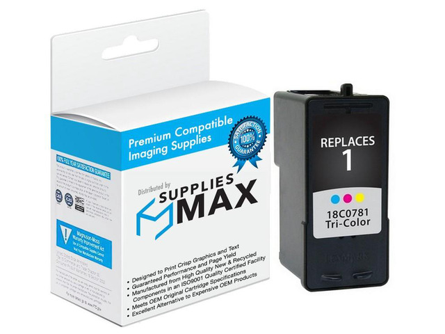 SuppliesMAX Remanufactured Replacement for Lexmark X2300 Series/X2310/X2330/X2350/X2450/X3370/X3450/X3470/Z730/Z735 Color Inkjet (190 Page Yield)...