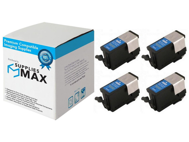 SuppliesMAX Compatible Replacement for Dell P703W Black Inkjet (4/PK) (Series 20