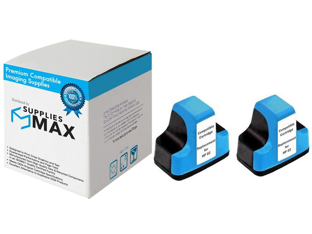 SuppliesMAX Remanufactured Replacement for HP PhotoSmart 3110/3210/3310/8250/C5140/C6100/C6250/C7150/C7250/C8150/D7145/D7460 Cyan Inkjet (2/PK-400...