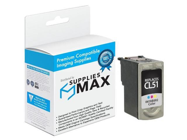 SuppliesMAX Remanufactured Replacement for Canon PIXMA iP-6210D/iP-6220D/iP-6310D/iP-6320D/MP-150/MP-170/MP-180/MP-450/MP-460 Tri-Color Inkjet (330...