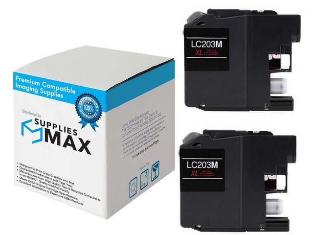 SuppliesMAX Compatible Replacement for Brother DCP-J4120/MFC-J680/MFC-J880/MFC-J4320/MFC-J4620/MFC-J5320/MFC-J5620/MFC-J5720DW Magenta High Yield...