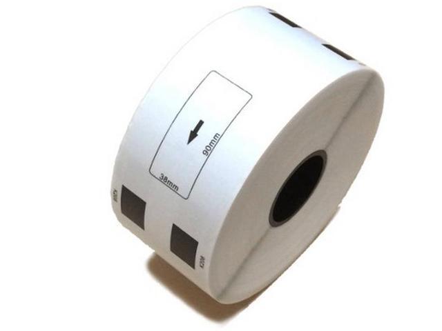 SuppliesMAX Compatible Replacement for Brother White Die-Cut Large Address Label Tape (1.4in X 3.5in) (400 Labels) (DK-1208)