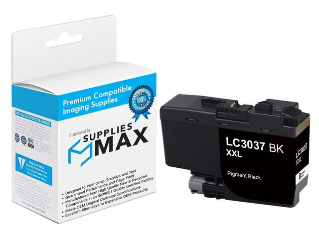 SuppliesMAX Compatible Replacement for Brother HL-L6000/HL-L6100/MFC-J5845/MFC-J5945/MFC-J6545/MFC-J6945DW Black Super High Yield Inkjet (3000 Page...
