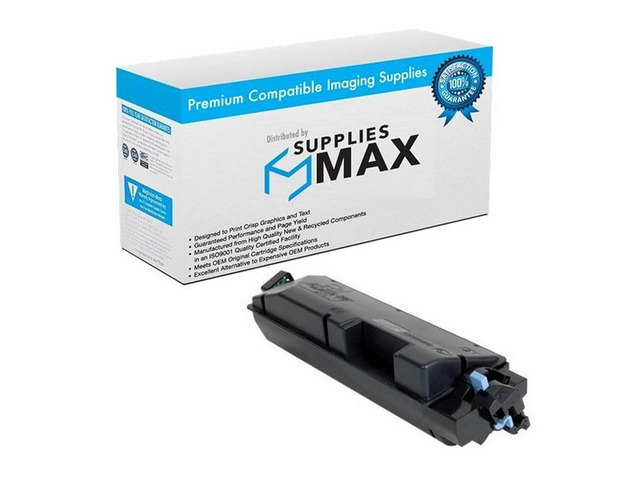 SuppliesMAX Compatible Replacement for Kyocera Mita ECOSYS M6030cdn/ECOSYS M6530cdn/ECOSYS P6130cdn Black Toner Cartridge (12000 Page Yield)...
