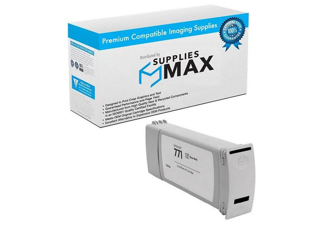 SuppliesMAX Remanufactured Replacement for HP DesignJet Z6200/DesignJet Z6600/DesignJet Z6800/DesignJet Z6810 Series Photo Black High Yield Wide...