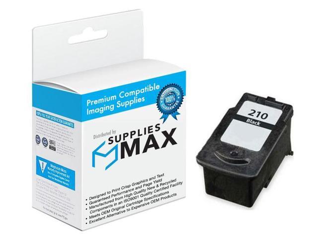 SuppliesMAX Remanufactured Replacement for Canon PIXMA iP-2700/MP-240/MP-250/MP-480/MP-490/MP-495/MX-320/MX-350/MX-420 Black Inkjet (220 Page...