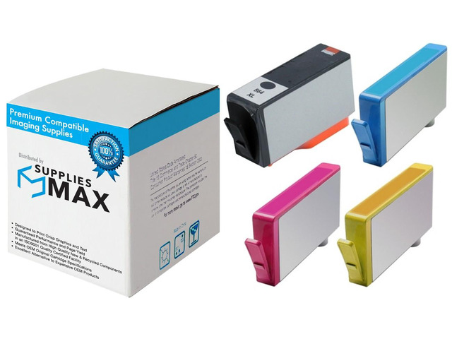 SuppliesMAX Remanufactured Replacement for HP DeskJet 3500/OfficeJet 4620/PhotoSmart 5500/6520/7500/B8550/C6300/D5400/D7560 High Yield Inkjet Combo...