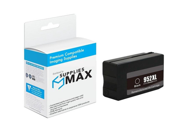 SuppliesMAX Remanufactured Replacement for HP OfficeJet Pro 7720/7730/7740/8200/8700/8715/8720/8725/8730/8740/8745 Black High Yield Inkjet (2000...