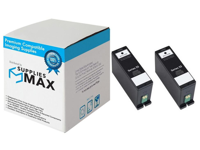 SuppliesMAX Compatible Replacement for Dell V525W/V725W Black High Yield Inkjet 