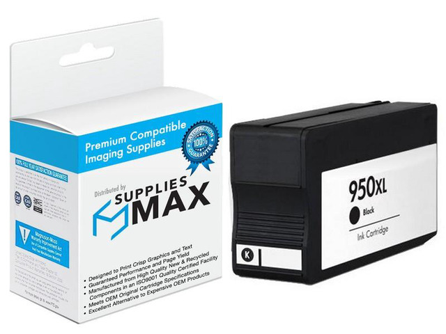 SuppliesMAX Remanufactured Replacement for HP OfficeJet Pro 251dw/276dw/8100/8600/8610/8620/8630/8640/8660 e-All-In-One Series Black High Yield...