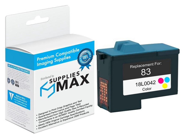 SuppliesMAX Remanufactured Replacement for Lexmark X5100/X5130/X5150/X5190/X6100/X6150/X6170/X6180/X6190/X65/Z55/Z65N Color Inkjet (450 Page Yield)...