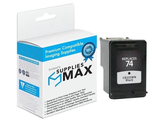 SuppliesMAX Remanufactured Replacement for HP DeskJet D4260/D4360/PhotoSmart C4200/C4300/C4400/C4500/C5200/C5500/D5300 Series Black Inkjet (200...