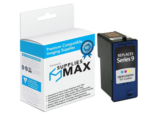 SuppliesMAX Remanufactured Replacement for Dell 926/V305/V305W Color Inkjet (Series 9) (MK993)
