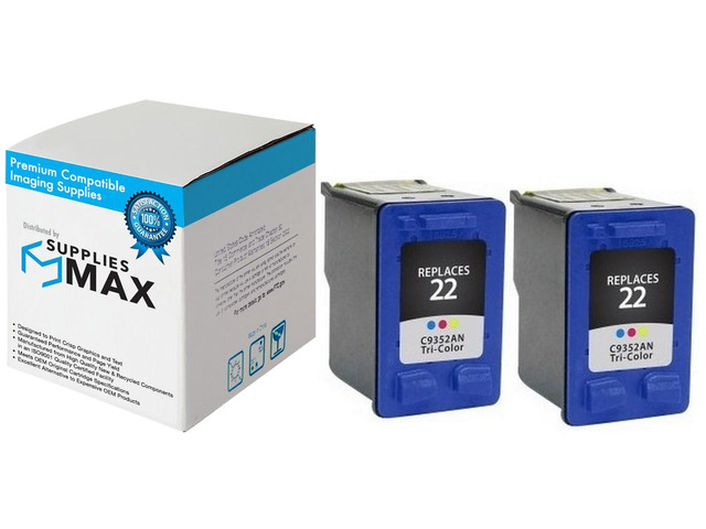 SuppliesMAX Remanufactured Replacement for HP DeskJet 3900/D1300/D1400/D1500/D2300/D2400/F2100/F2200/F4100/J3600/J4300/PSC-1410 Color Inkjet...