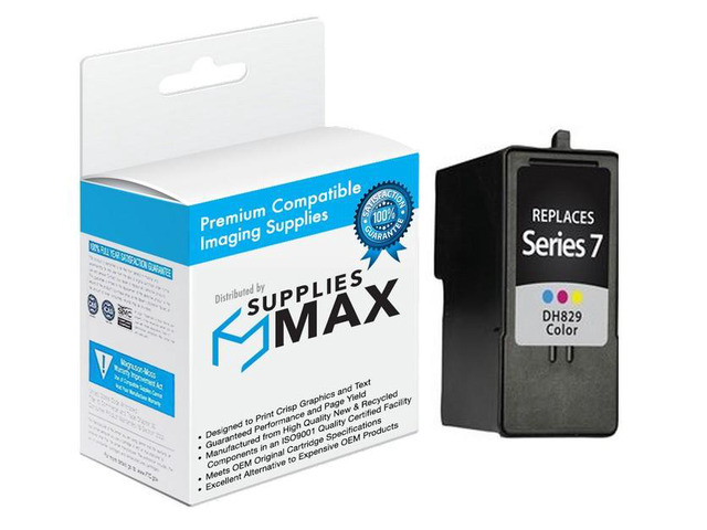 SuppliesMAX Remanufactured Replacement for Dell 966/968/968W Color Inkjet (Series 7) (CH884)