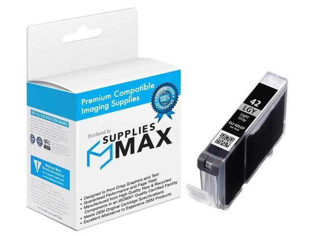SuppliesMAX Compatible Replacement for Canon PIXMA PRO 100/PIXMA PRO 100S Series Light Gray Inkjet (CLI-42LGY) (6391B002)