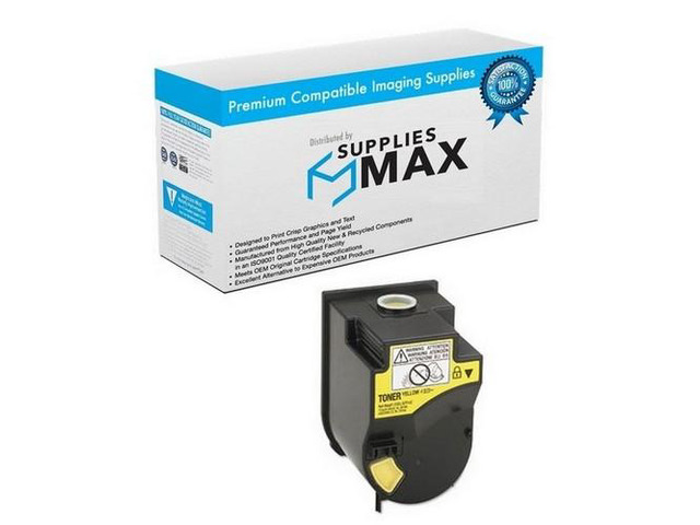 SuppliesMAX Compatible Replacement for Kyocera Mita KM-C2230 Yellow Toner Cartri