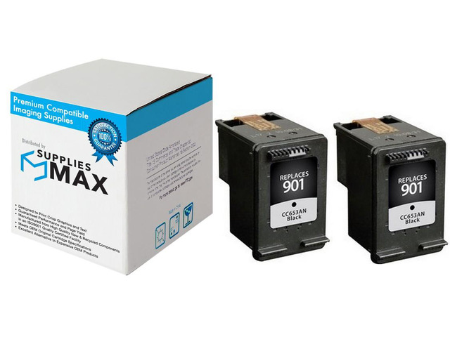SuppliesMAX Remanufactured Replacement for HP OfficeJet 4500/J4500/J4540/J4550/J4580/J4640/J4680 Series Black Inkjet (2/PK-200 Page Yield) (NO....