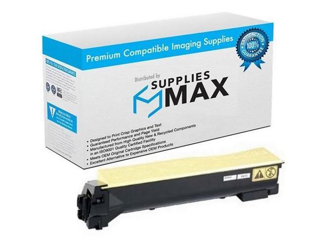 SuppliesMAX Compatible Replacement for Kyocera Mita FS-C5200DN Yellow Toner Cartridge (6000 Page Yield) (TK-552Y) (1T02HMAUS0)