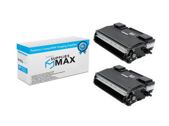 SuppliesMAX Compatible Replacement for Brother HL-6050D/HL-6060DN/HL-6050DW Toner Cartridge (2/PK-7500 Page Yield) (TN-670_2PK)