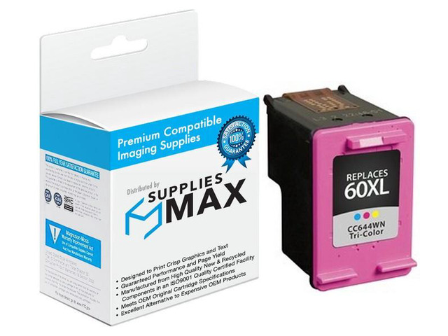 SuppliesMAX Remanufactured Replacement for HP DeskJet D2500/D2600/D5560/F4200/F4400/F4580/ENVY 100/110/120/PhotoSmart C4600/C4700/D110a Tri-Color...