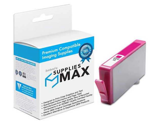SuppliesMAX Remanufactured Replacement for HP OfficeJet 6000/OfficeJet 6500/OfficeJet 7000/OfficeJet 7500/OfficeJet PRO 6500 Series Magenta High...