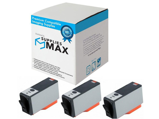 SuppliesMAX Remanufactured Replacement for HP DeskJet 3500/OfficeJet 4620/PhotoSmart 5500/6520/7500/B8550/C6300/D5400/D7560 Black High Yield Inkjet...