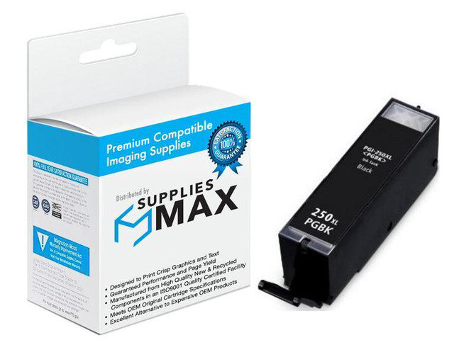 SuppliesMAX Compatible Replacement for Canon PIXMA iP-7220/iP-8720/MG-5420/MG-5520/MG-5620/MG-6620/MG-7120/MG-7520 Black High Yield Pigment Inkjet...