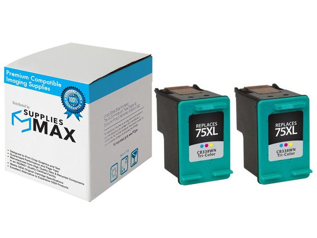 SuppliesMAX Remanufactured Replacement for HP DeskJet D4260/D4360/PhotoSmart C42