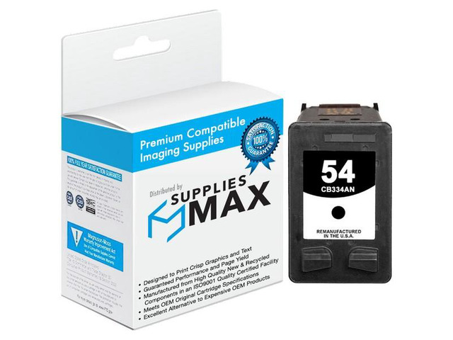 SuppliesMAX Remanufactured Replacement for HP DeskJet F4135/F4140/F4150/F4180/OfficeJet J3625/J3640/J3650/J3680/J5520 Black Inkjet (600 Page Yield)...