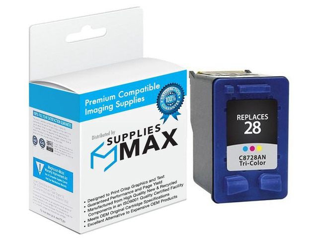 SuppliesMAX Remanufactured Replacement for HP DeskJet 3320/3420/3520/3620/3650/3740/OfficeJet 4315/5600/PSC-1310/2200/FAX 1240 Color Inkjet (190...