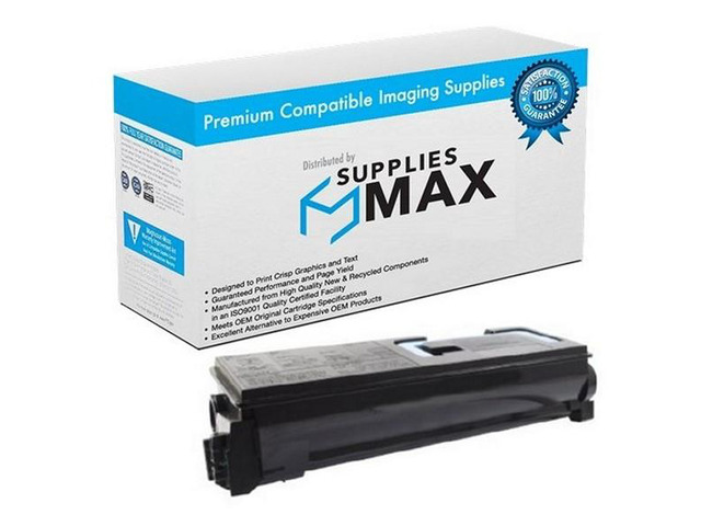 SuppliesMAX Compatible Replacement for Kyocera Mita ECOSYS P7035CDN/FS-C5400DN Black Toner Cartridge (16000 Page Yield) (TK-572K) (1T02HG0US0)