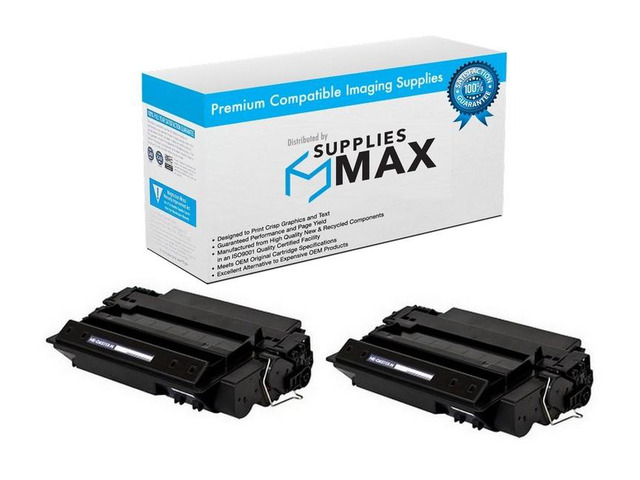 SuppliesMAX Compatible Replacement for Canon LBP-3460/LBP-6330 High Yield Toner Cartridge (2/PK-12000 Page Yield) (CRG-110H) (0986B004AA_2PK)