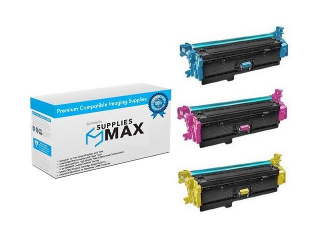 SuppliesMAX Compatible Replacement for HP Color Laser Jet Enterprise M552/M553/M577/E55040/E57540 High Yield Toner Cartridge Combo Pack (C/M/Y)...