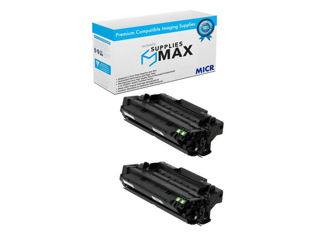 SuppliesMAX Compatible Replacement for Troy MICR 3005/MICR 3035 Secure MFP MICR Toner Cartridge (2/PK-6500 Page Yield) (02-81201-001_2PK)