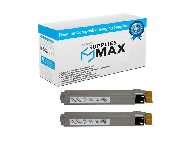 SuppliesMAX Remanufactured Replacement for Phaser 7400DN/Phaser 7400DT/Phaser 7400DXF/Phaser 7400N Series Black High Yield Toner Cartridge...