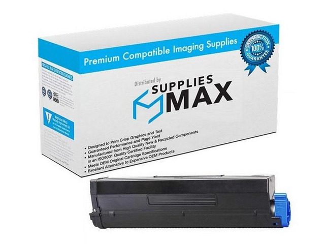 SuppliesMAX Compatible Replacement for Okidata B4550/B4550n/B4600/B4600n/B4600n-MFP Series High Yield Toner Cartridge (7000 Page Yield) (TYPE 9)...