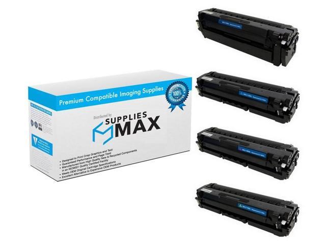 SuppliesMAX Compatible Replacement for Samsung ProXpress C3010DW/C3010ND/C3060FR/C3060FW/C3060ND High Yield Toner Cartridge Combo Pack (BK/C/M/Y)...