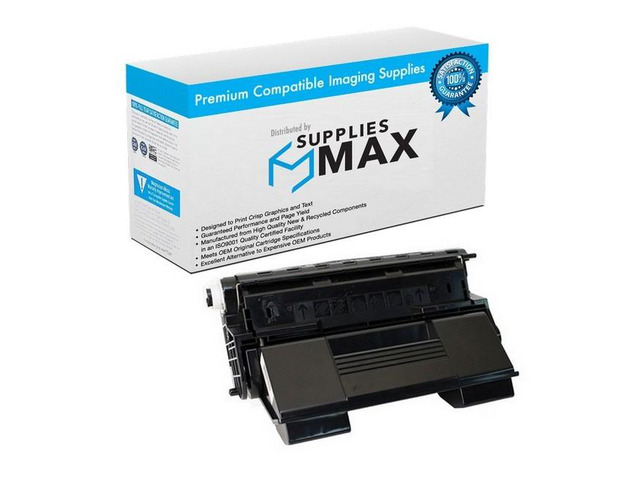 SuppliesMAX Compatible Replacement for Okidata B6300DN/B6300N/B6300NMX High Yield Toner Cartridge (17000 Page Yield) (52114502)