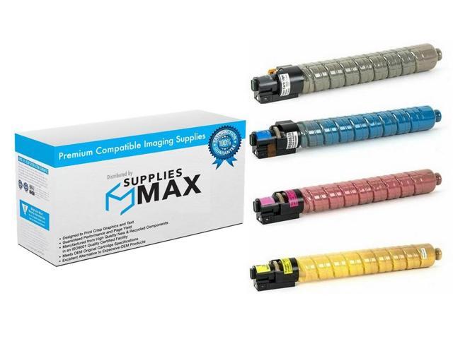 SuppliesMAX Compatible Replacement for Lanier LC-425/LC-430/LC-435/LD-420C/LD-425C/LD-430C Toner Cartridge Combo Pack (BK/C/M/Y) (TYPE MP-C3000A)...
