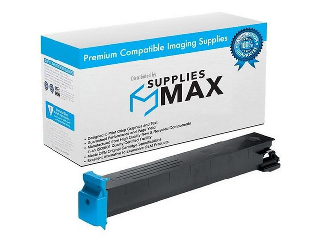 SuppliesMAX Compatible Replacement for Pitney-Bowes CM-3522 Cyan Toner Cartridge (19000 Page Yield) (478-4)