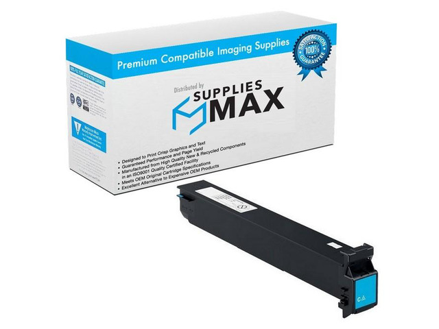 SuppliesMAX Compatible Replacement for Konica Minolta bizhub C452/bizhub C552/bizhub C552DS/bizhub C652/bizhub C652DS Cyan Toner Cartridge (30000...