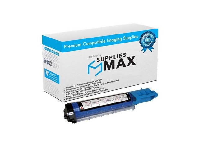 SuppliesMAX Remanufactured Replacement for AcuLaser C1100/C1100N/CX-11N/CX-11NF/CX-11NFC Cyan High Yield Toner Cartridge (4000 Page Yield) (S050189)
