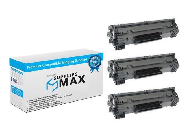SuppliesMAX Compatible Replacement for HP Laser Jet Pro M1530/M1536DNF/M1537DNF/M1538DNF/M1539DNF/P1566/P1606DN Jumbo Toner Cartridge (3/PK-3000...