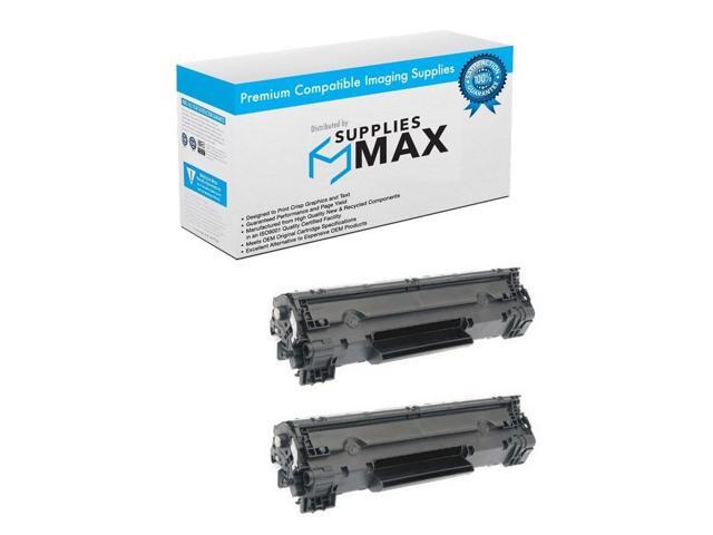 SuppliesMAX Compatible Replacement for HP Laser Jet Pro MFP M125NW/M127FN/M127FS/M127FW/M201DW/201N/M225DN/M225DW Jumbo Toner Cartridge (2/PK-3000...
